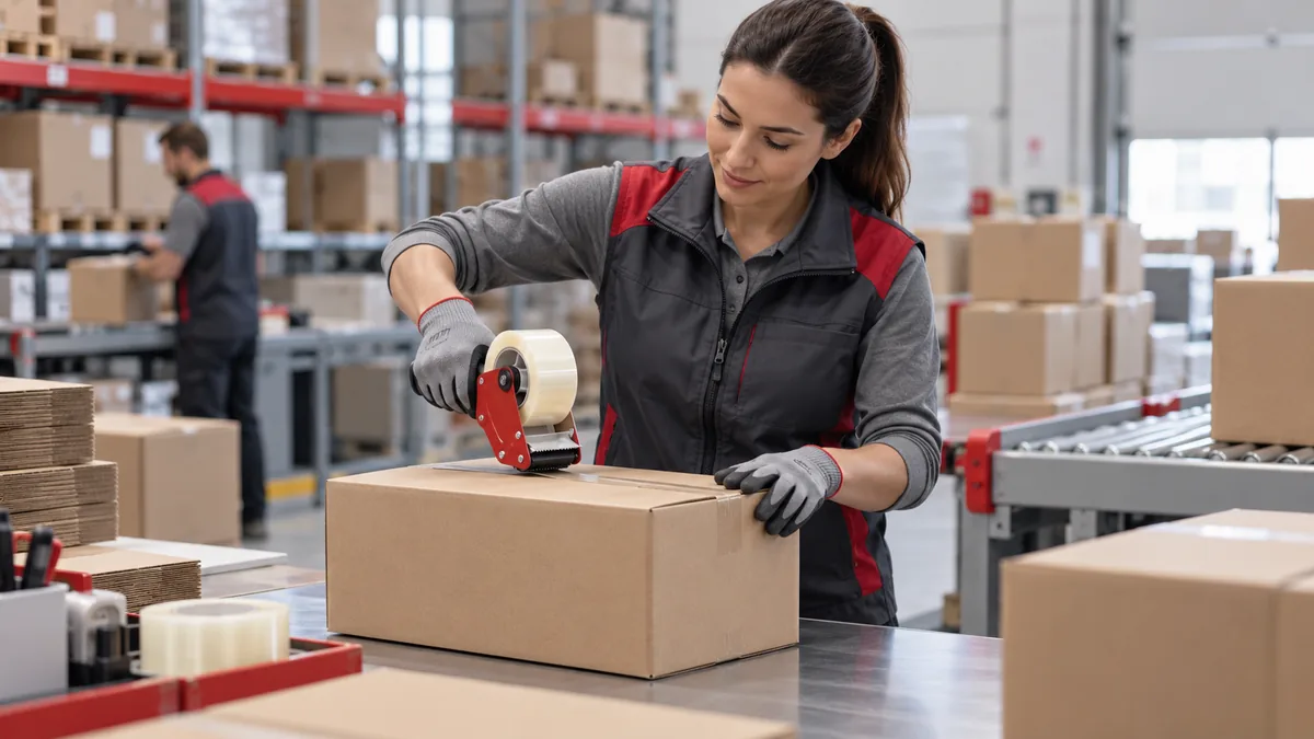E-commerce tape application environment