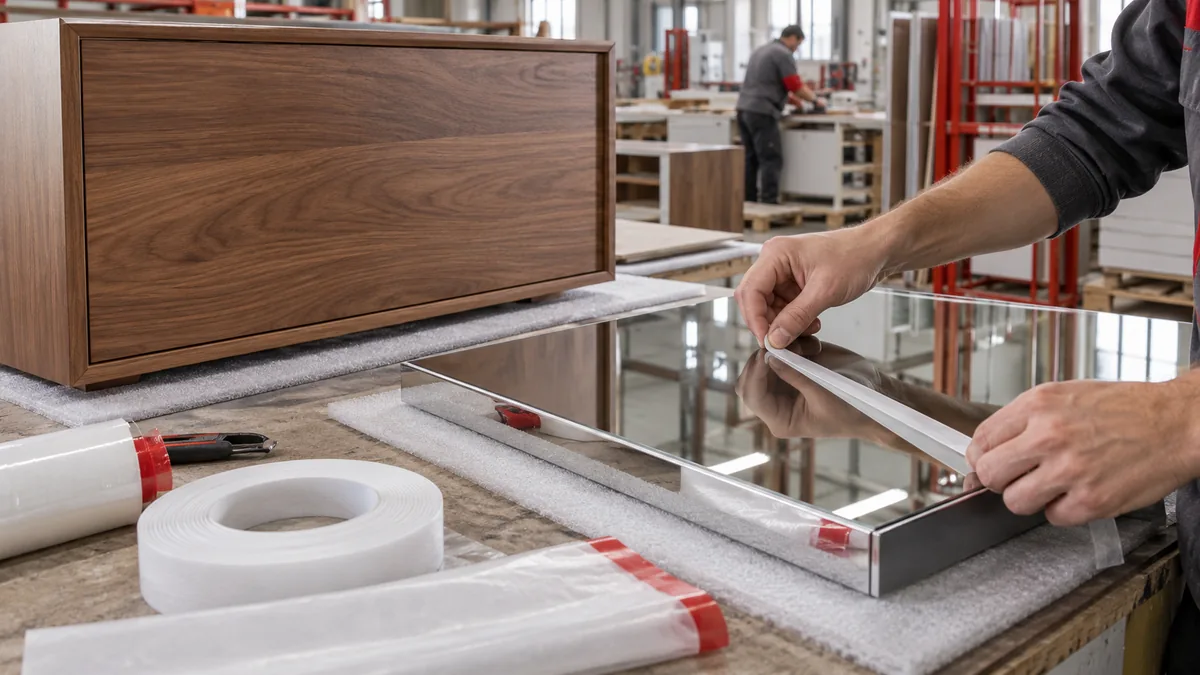 Furniture & Interiors tape application environment