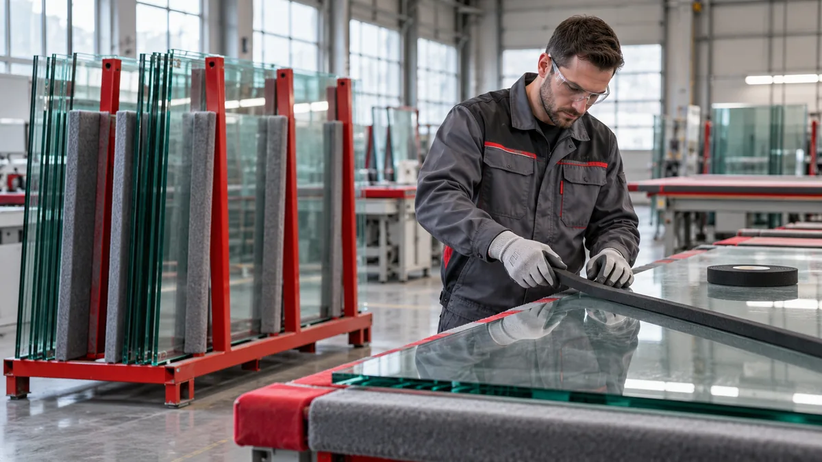 Glass & Glazing tape application environment